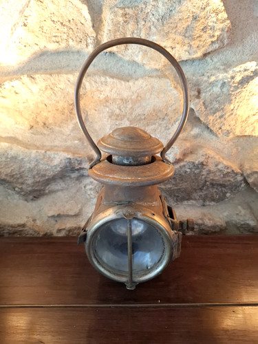 Ancienne lampe calèche - de,